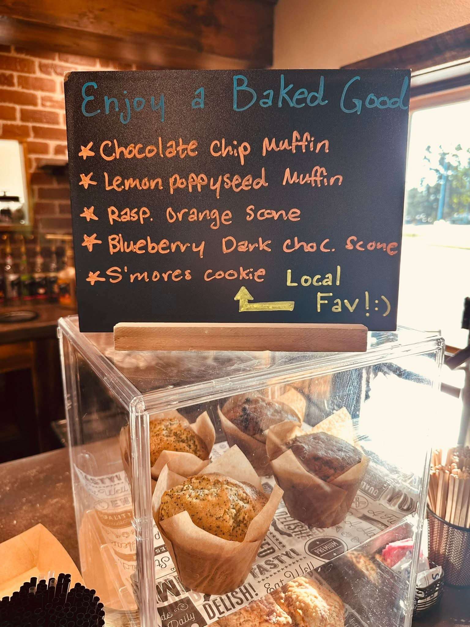 Wake Setters fresh baked goods — muffins, scones, cookies